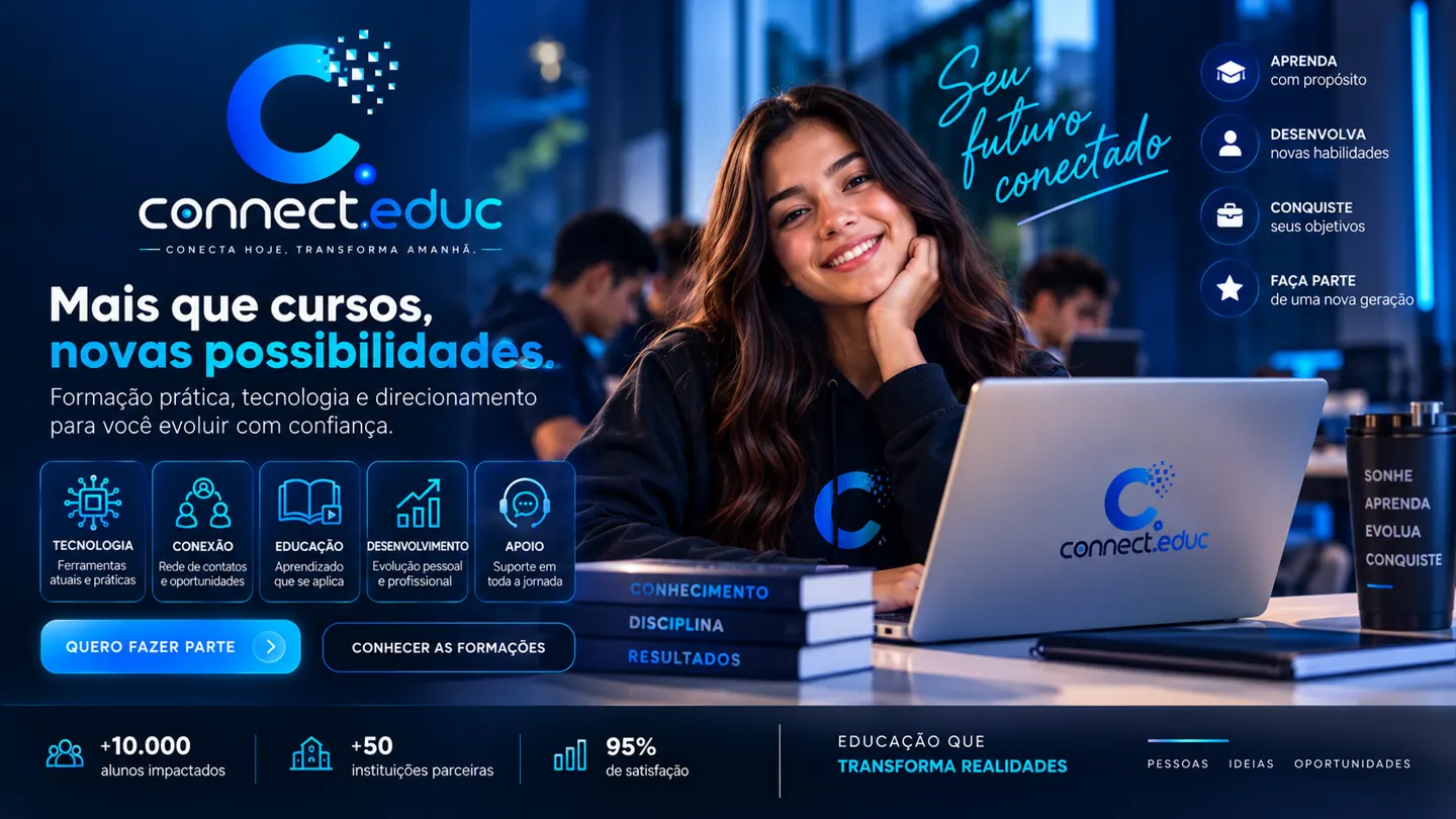 Comunidade de estudantes conectados pela educação